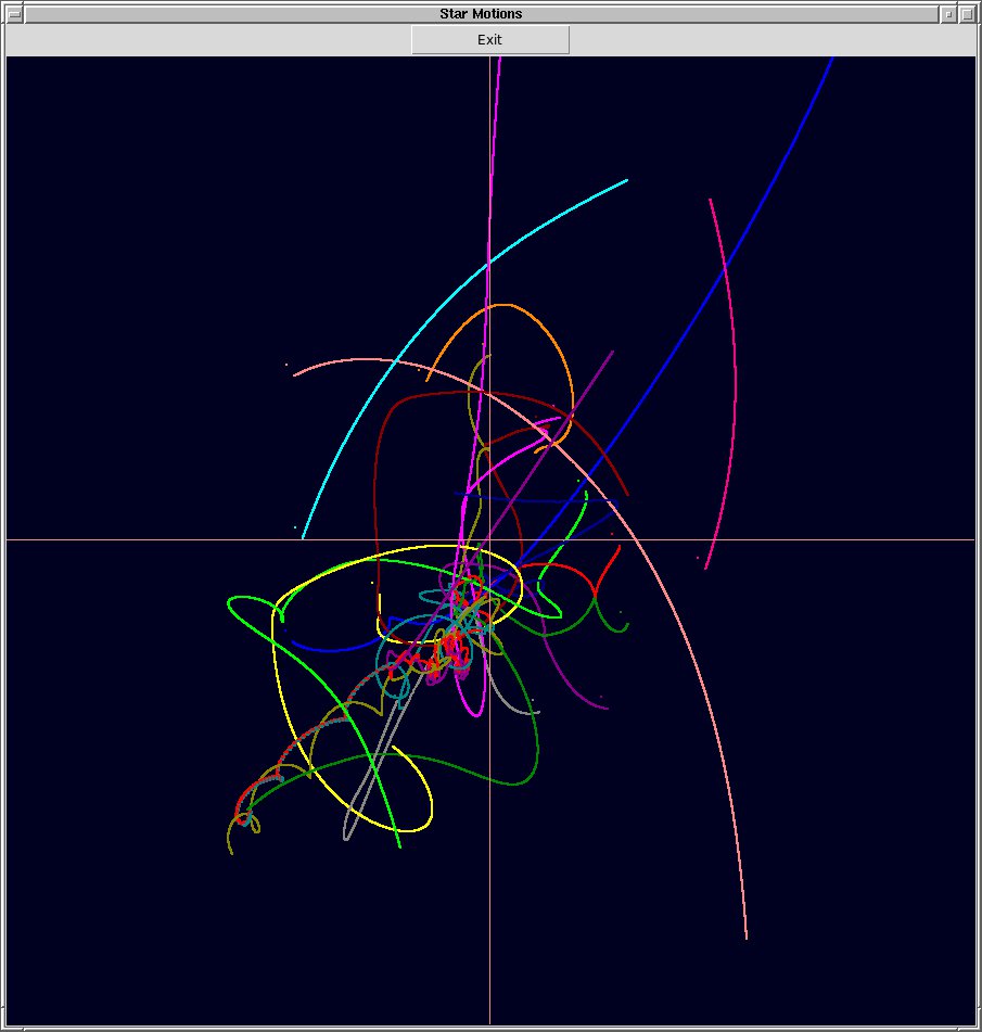 SmallCluster simulation of 16 stars.